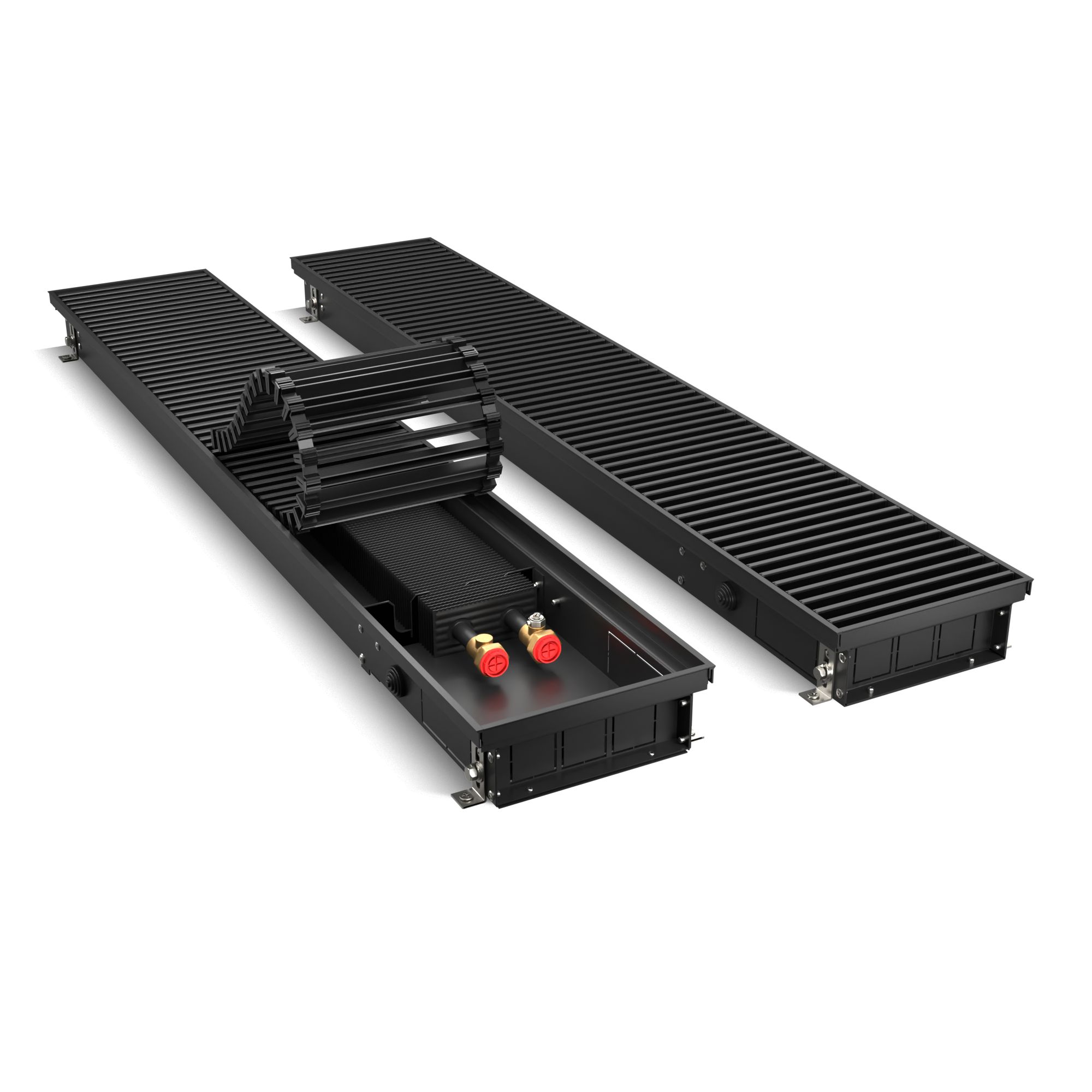Конвектор внутрипольный Royal Thermo ATRIUM-75/200/1000-DG-U-BL
