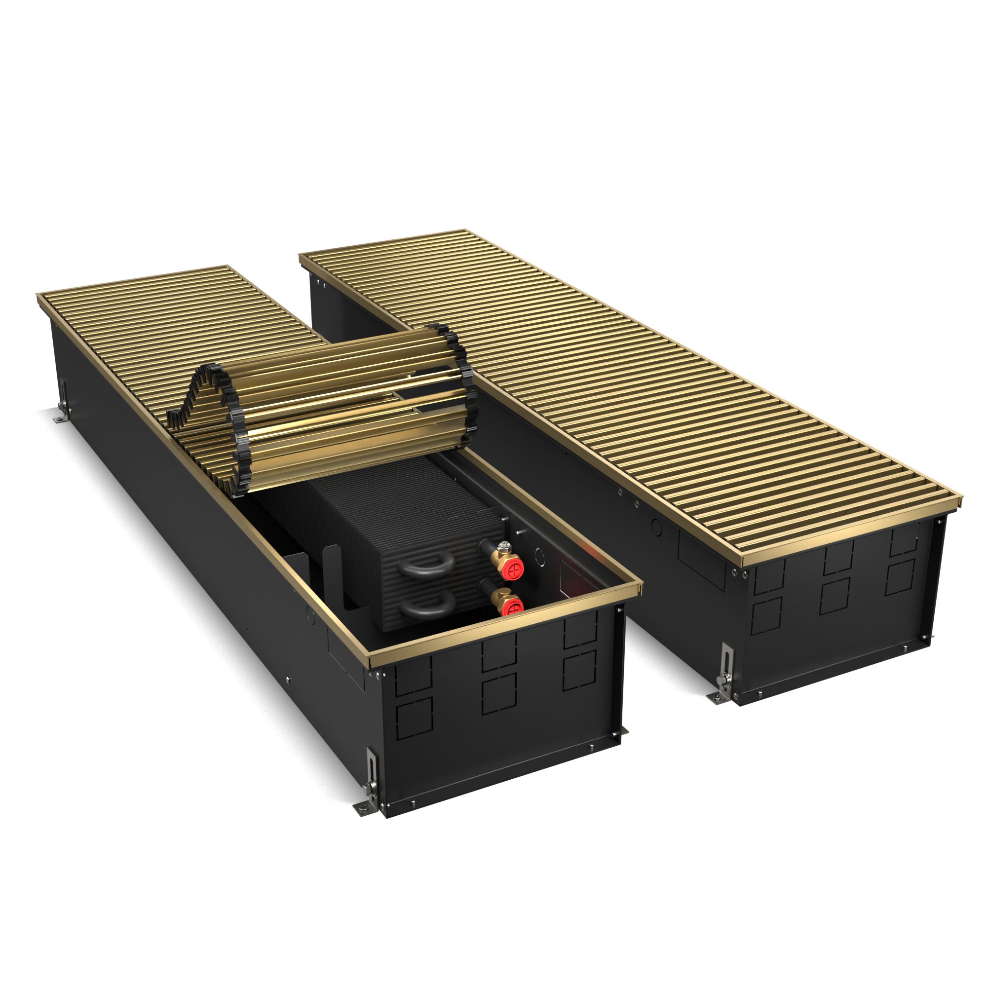 Конвектор внутрипольный Royal Thermo ATRIUM-190/300/2400-DG-U-AU
