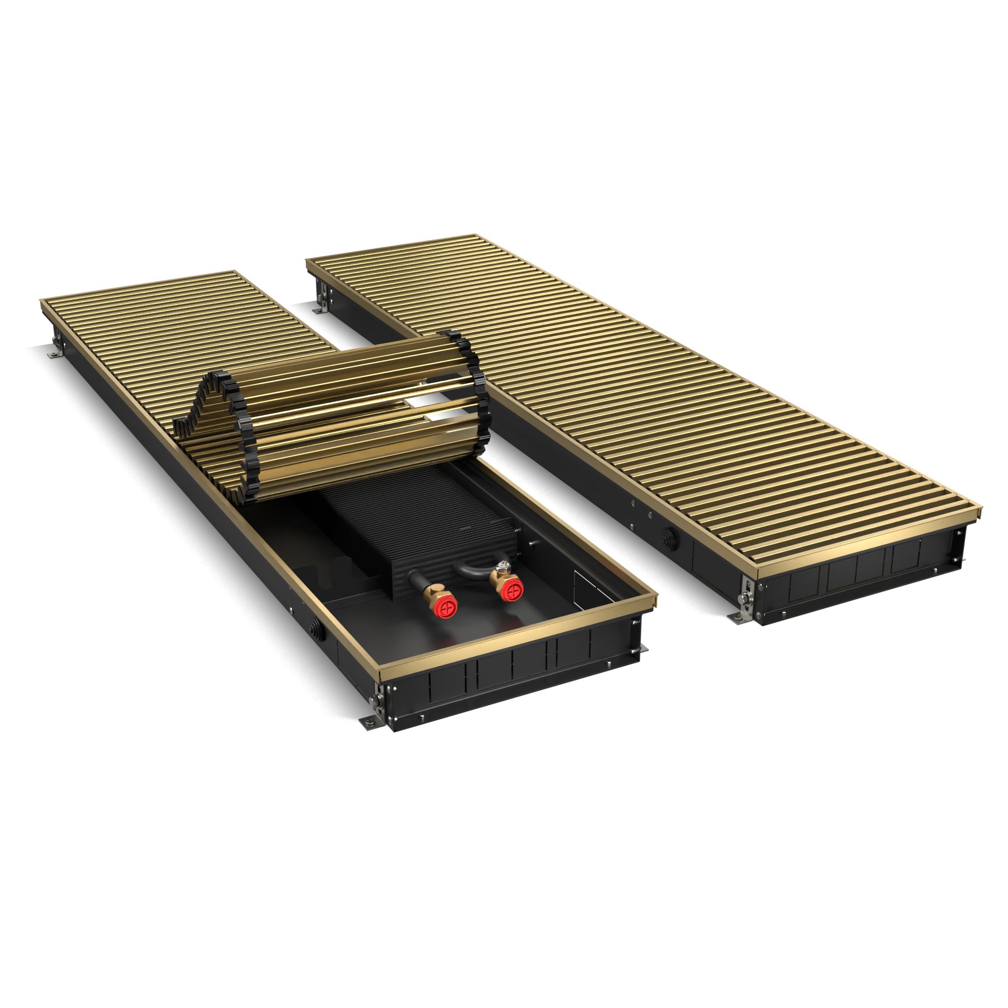 Конвектор внутрипольный Royal Thermo ATRIUM-75/300/1200-DG-U-AU
