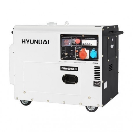 Дизельный генератор Hyundai DHY 6000SE-3
